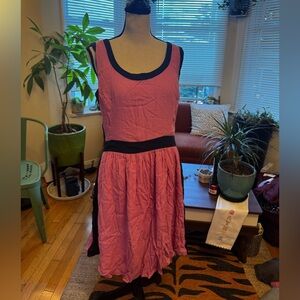Lilly Pulitzer Pink Dress with Black Trim